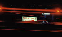 Picture of an emergency room sign at the hospital
