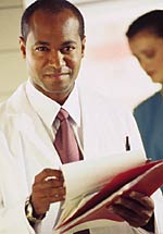 Picture of male physician