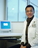 Picture of a female African American physician